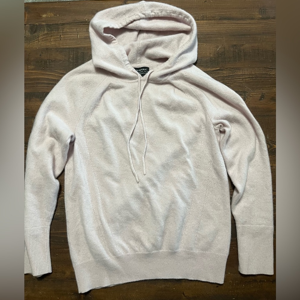 Banana Republic Soft Pink Hoodie Sweater